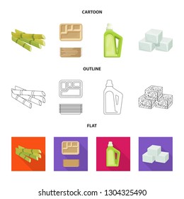 Isolated object of farm and agriculture  icon. Set of farm and technology vector icon for stock.