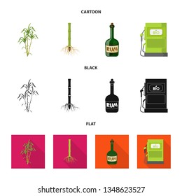 Isolated object of farm and agriculture  symbol. Collection of farm and technology vector icon for stock.