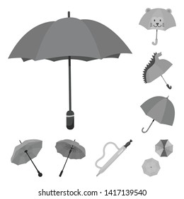 Isolated object of fashion and safety icon. Collection of fashion and closed stock vector illustration.