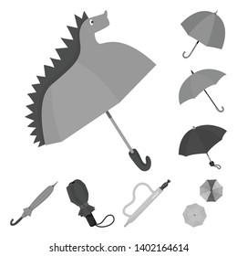 Isolated object of fashion and safety logo. Set of fashion and closed stock symbol for web.