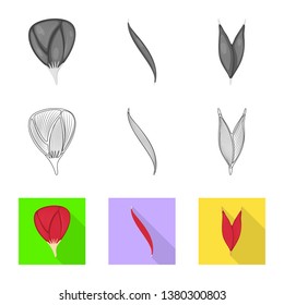 Isolated object of fiber and muscular symbol. Collection of fiber and body  vector icon for stock.