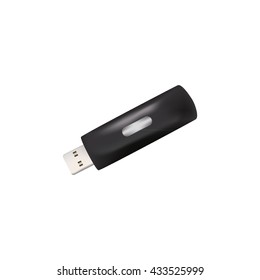 Isolated object. Flash drive. 