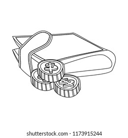 Isolated object of food and drink symbol. Collection of food and store stock vector illustration.