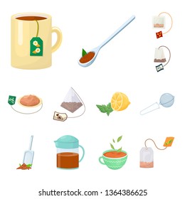 Isolated object of food and natural  sign. Set of food and black  stock symbol for web.