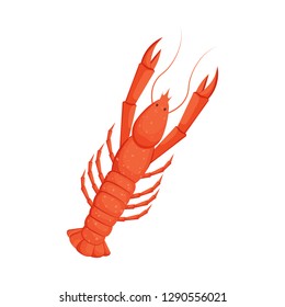 Isolated object of food and sea sign. Set of food and healthy stock vector illustration.