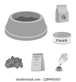 Isolated object of food  and tin sign. Collection of food  and bottle vector icon for stock.