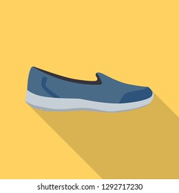 Isolated object of footwear and woman sign. Set of footwear and foot stock symbol for web.
