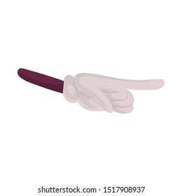 Isolated object of forefinger and hand symbol. Web element of forefinger and comic stock symbol for web.