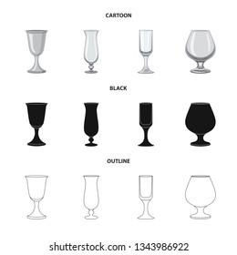 Isolated object of form and celebration icon. Collection of form and volume stock symbol for web.