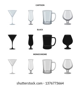 Isolated object of form and celebration icon. Collection of form and volume vector icon for stock.