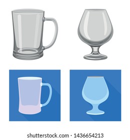 Isolated object of form and celebration icon. Collection of form and volume vector icon for stock.