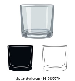 Isolated object of form and celebration icon. Collection of form and volume stock vector illustration.
