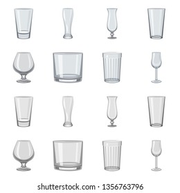 Isolated object of form and celebration sign. Set of form and volume vector icon for stock.