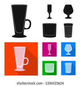 Isolated object of form and celebration symbol. Collection of form and volume vector icon for stock.