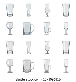 Isolated object of form and celebration symbol. Collection of form and volume vector icon for stock.