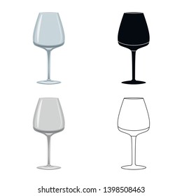 Isolated object of form and celebration symbol. Collection of form and volume stock symbol for web.