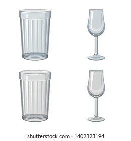 Isolated object of form and celebration symbol. Set of form and volume vector icon for stock.