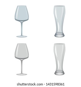 Isolated object of form and celebration symbol. Collection of form and volume stock symbol for web.