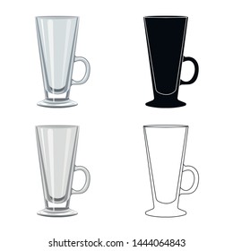 Isolated object of form and celebration symbol. 