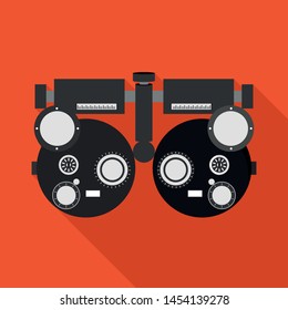 Isolated object of gadget and optometrist logo. Set of gadget and check stock vector illustration.