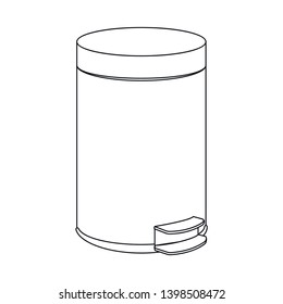 Isolated object of garbage and ecology logo. Set of garbage and recycling stock vector illustration.