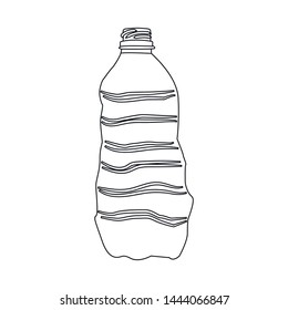 Isolated object of garbage and ecology symbol. Set of garbage and recycling stock vector illustration.