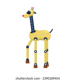 Isolated object of giraffe and animal symbol. Set of giraffe and africa vector icon for stock.