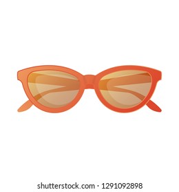 Isolated object of glasses and sunglasses icon. Set of glasses and accessory vector icon for stock.
