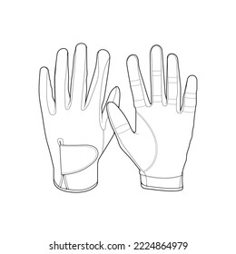 Isolated object of glove and winter icon. Set of glove and equipment vector icon for stock.
