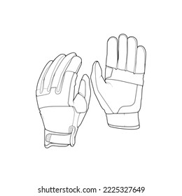 Isolated object of glove and winter icon. Set of glove and equipment vector icon for stock.
