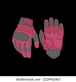 Isolated object of glove and winter icon. Glove and equipment vector for stock.
