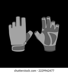 Isolated object of glove and winter icon. Glove and equipment vector for stock.
