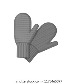 Isolated object of glove and winter sign. Collection of glove and equipment stock vector illustration.