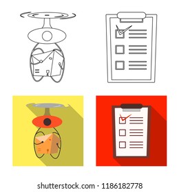 Isolated object of goods and cargo icon. Collection of goods and warehouse stock vector illustration.