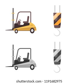 Isolated object of goods and cargo icon. Collection of goods and warehouse vector icon for stock.