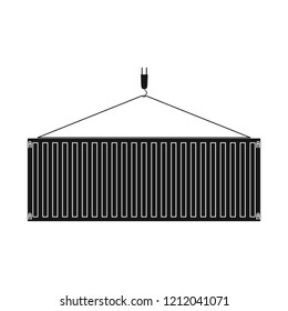Isolated object of goods and cargo logo. Collection of goods and warehouse stock symbol for web.
