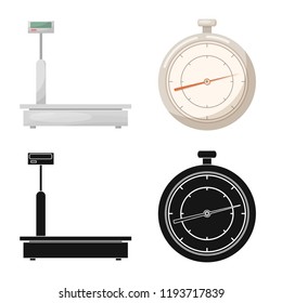 Isolated object of goods and cargo sign. Collection of goods and warehouse vector icon for stock.