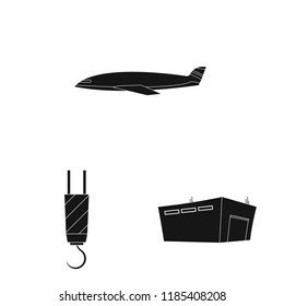 Isolated object of goods and cargo symbol. Collection of goods and warehouse stock vector illustration.