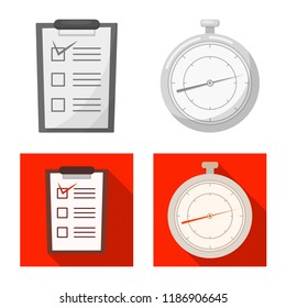 Isolated object of goods and cargo symbol. Collection of goods and warehouse stock vector illustration.