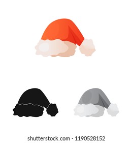 Isolated object of headgear and cap logo. Set of headgear and accessory vector icon for stock.