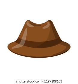 Isolated object of headgear and cap sign. Set of headgear and accessory stock symbol for web.
