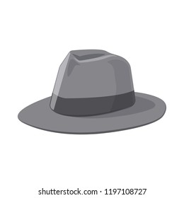Isolated object of headgear and cap symbol. Collection of headgear and accessory vector icon for stock.