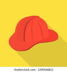 Isolated object of headgear and napper icon. Collection of headgear and helmet stock symbol for web.