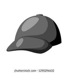 Isolated object of headgear and napper symbol. Collection of headgear and helmet stock symbol for web.