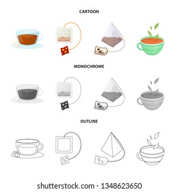 Isolated object of healthy and floral  icon. Collection of healthy and gradient stock symbol for web.