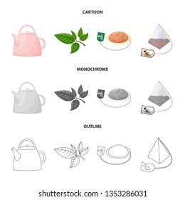 Isolated object of healthy and floral  logo. Set of healthy and gradient vector icon for stock.