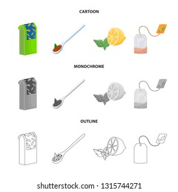 Isolated object of healthy and floral  sign. Set of healthy and gradient vector icon for stock.