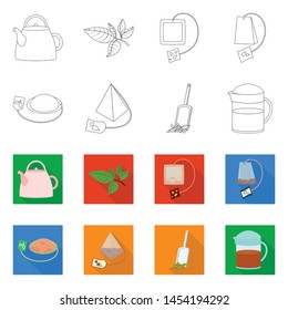 Isolated object of healthy and floral symbol. Collection of healthy and gradient stock vector illustration.