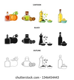 Isolated object of healthy  and vegetable  icon. Collection of healthy  and agriculture stock symbol for web.