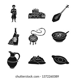 Isolated object of heritage and originality sign. Set of heritage and traditions vector icon for stock.